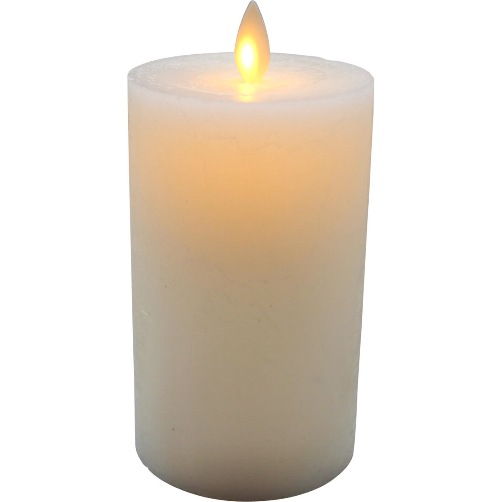 Flameless Candle White Med