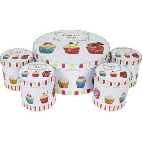 Cake Tins Cupcake S/4