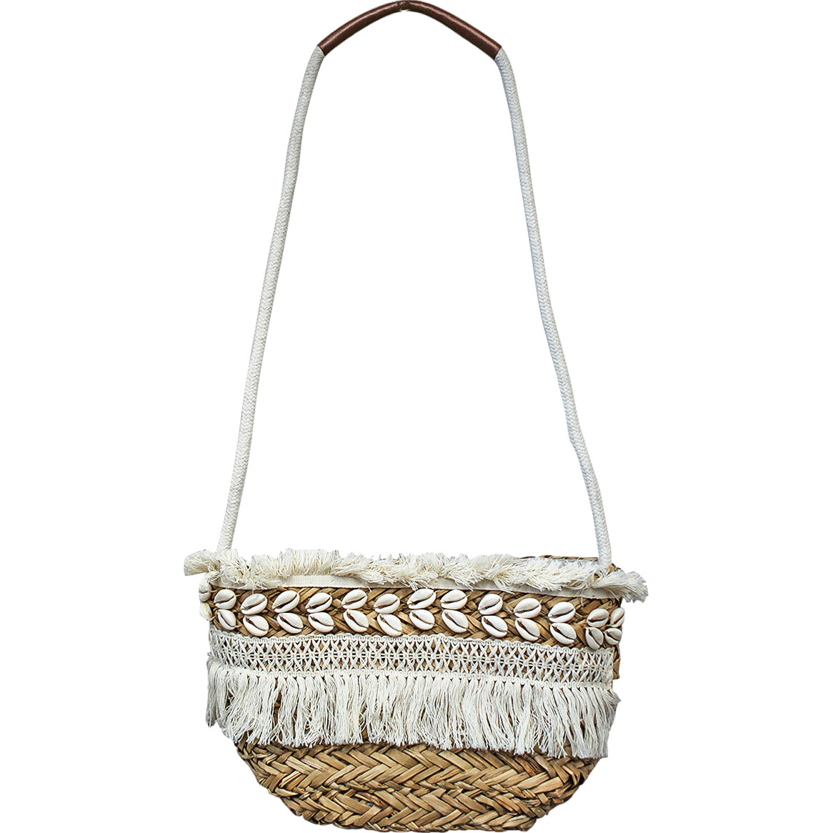 Woven Basket Tote Shell 