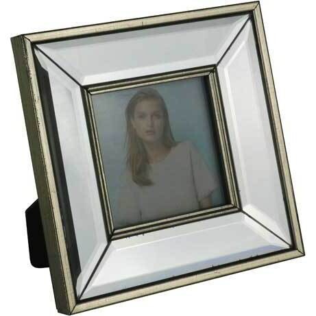 Frame Antique Mirror Square