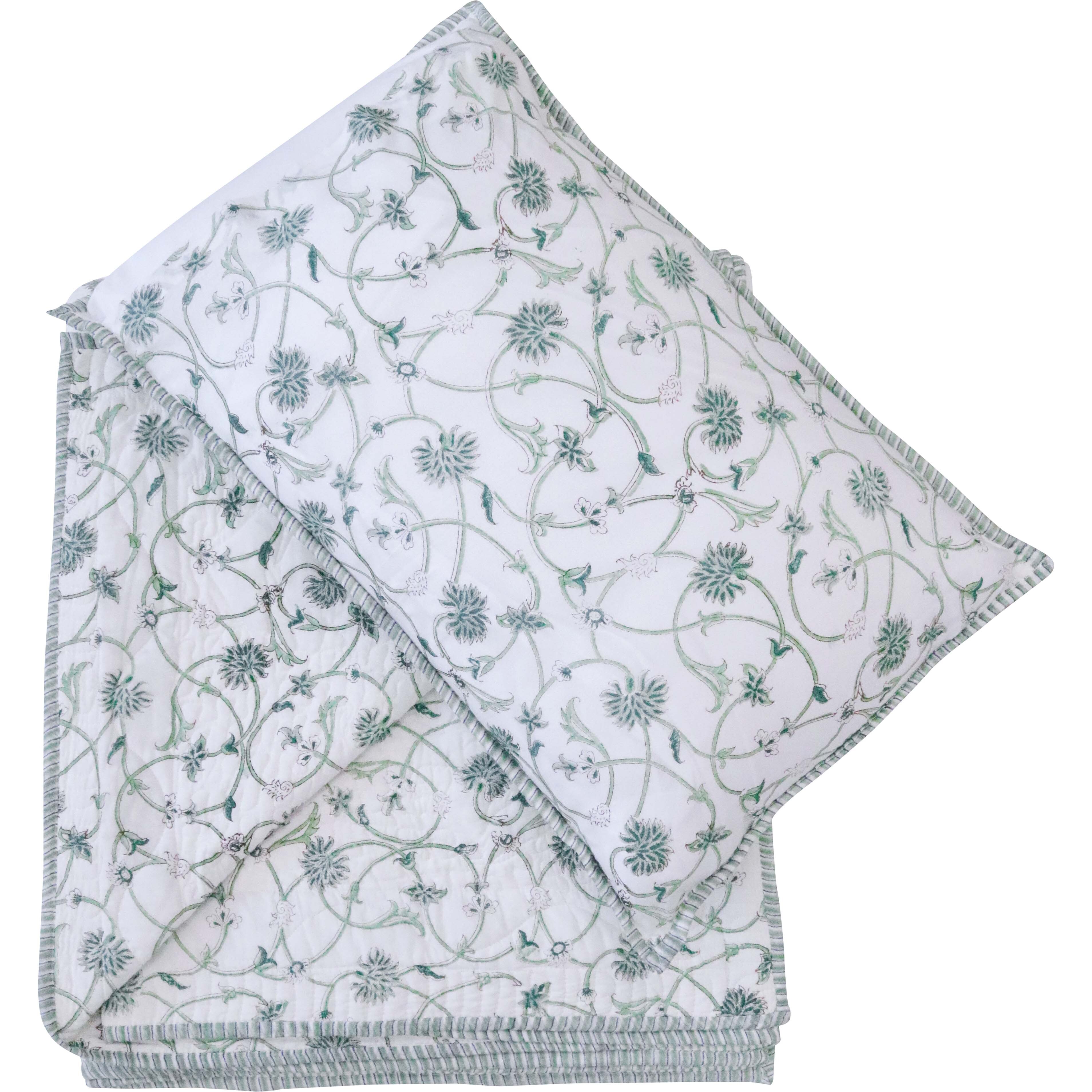 Bedspread/Quilt Set Blue Sage