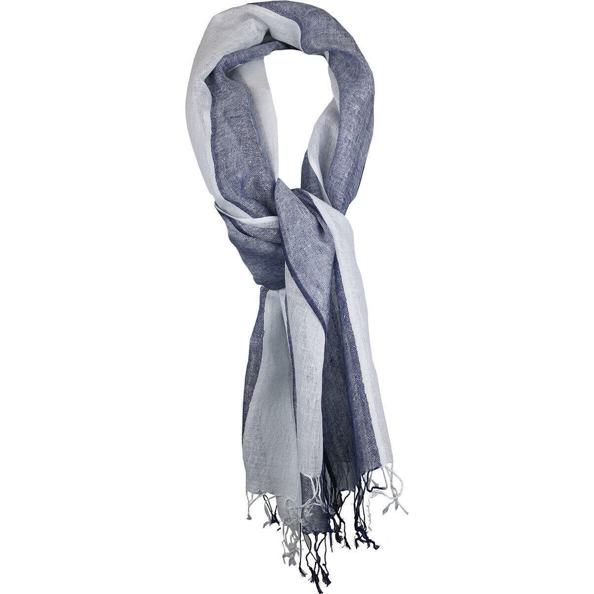 Linen Scarf Torsi Navy