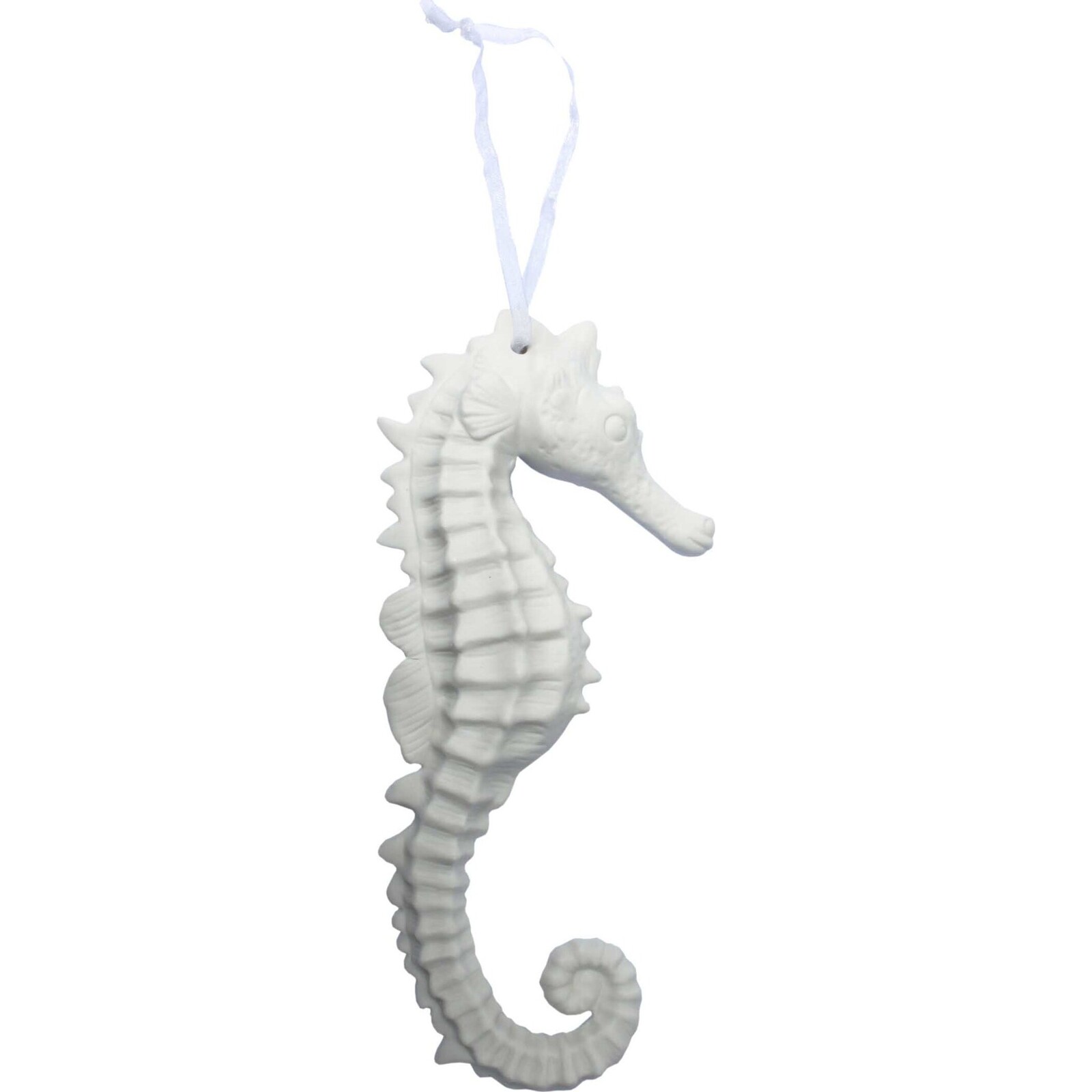 Porcelain Hanging Seahorse - Large