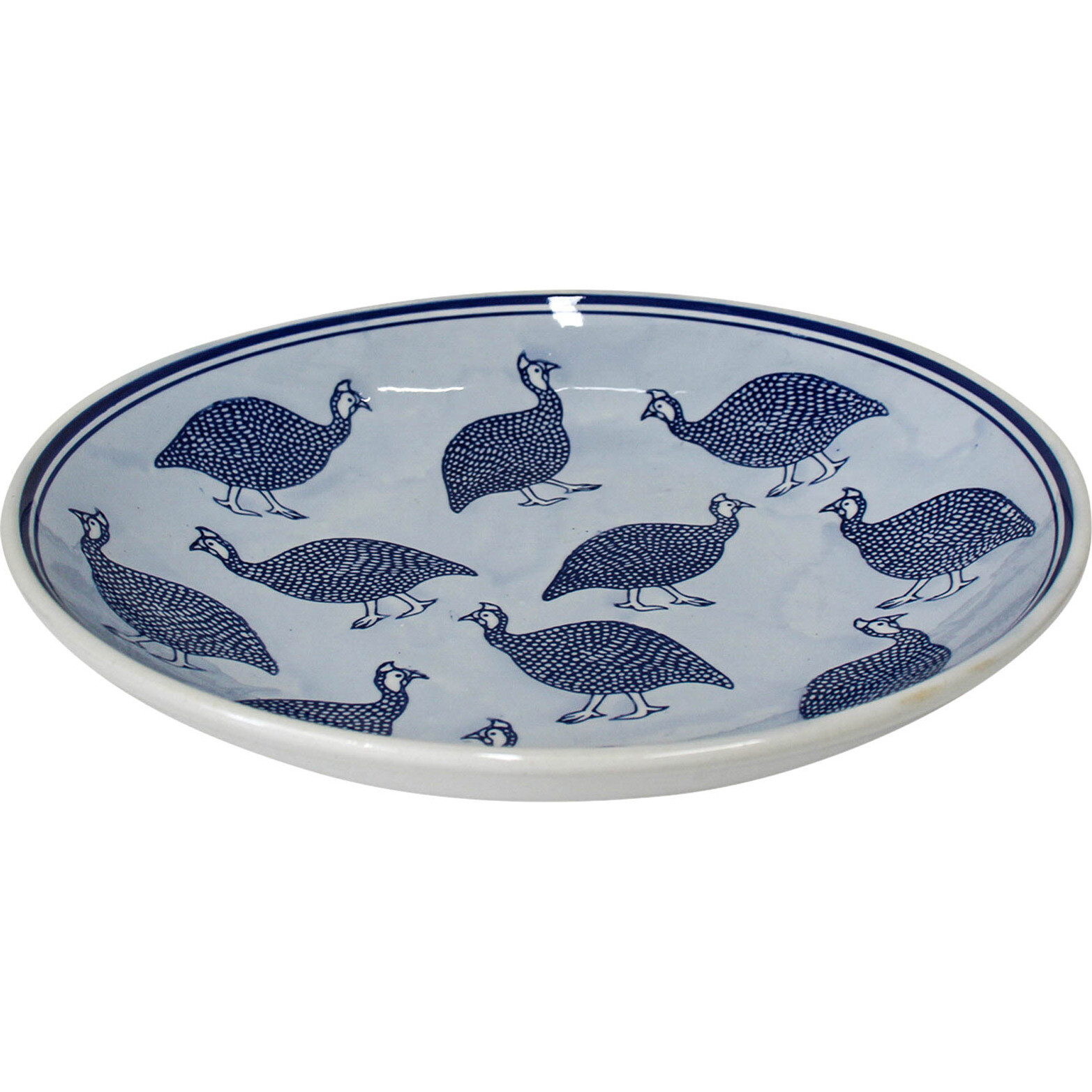 # Platter Blue Guinea Fowl