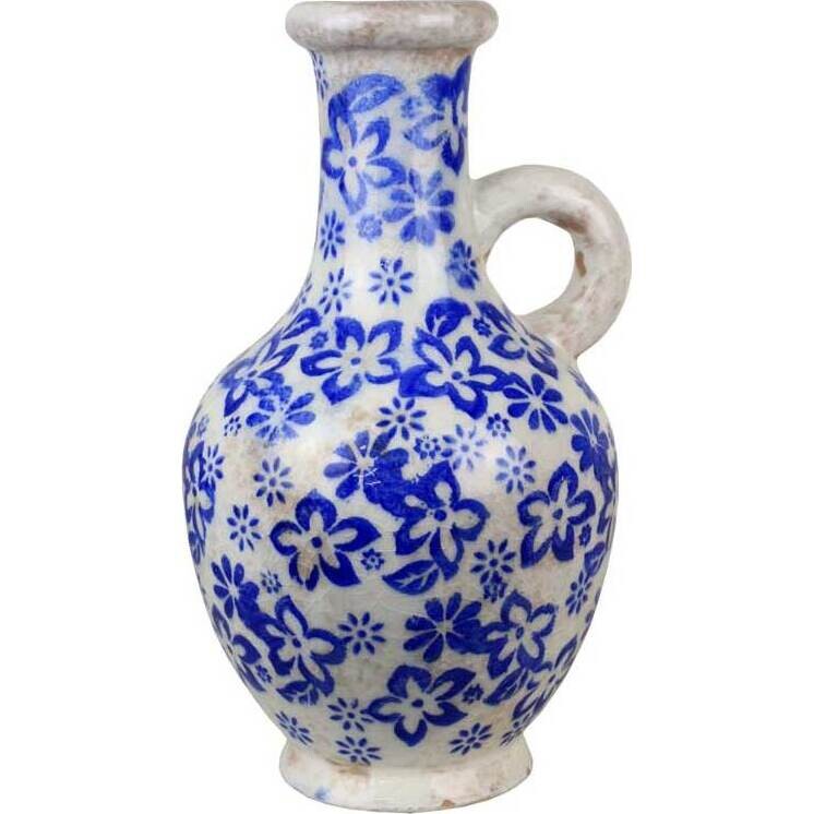 Jug Blue Floral Large