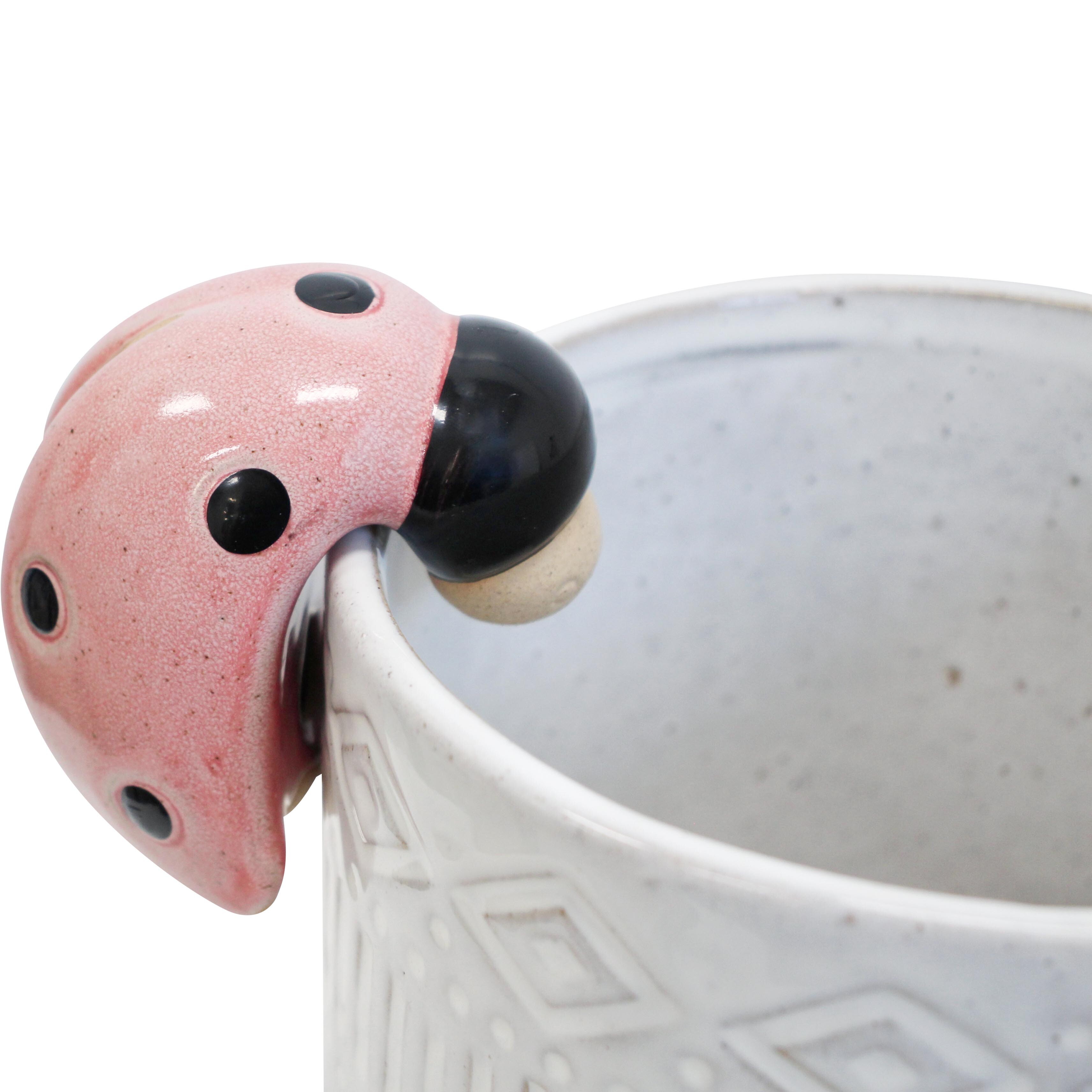 Pot Sitter Ladybird Peach 