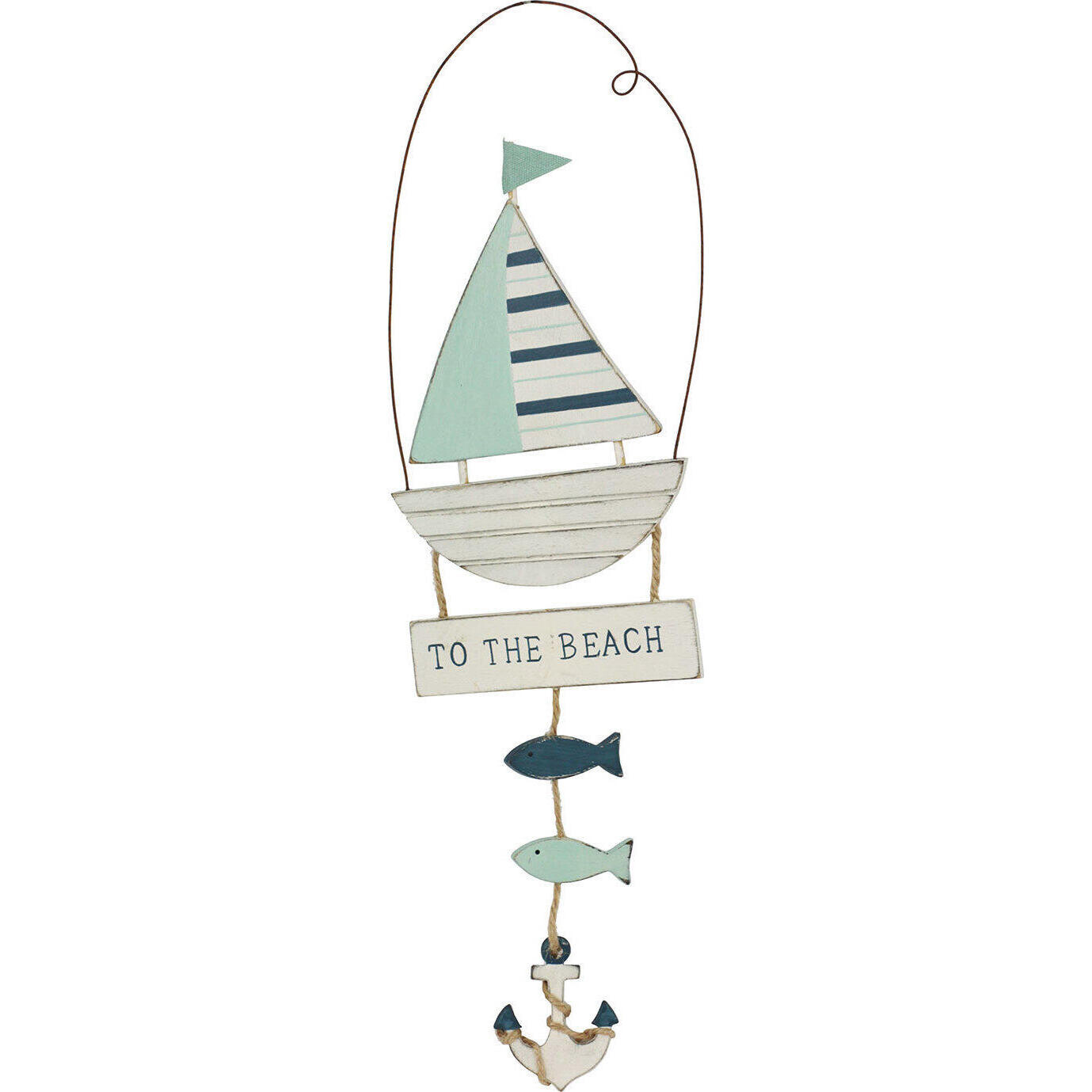 Hanging Sign Boat Stripe