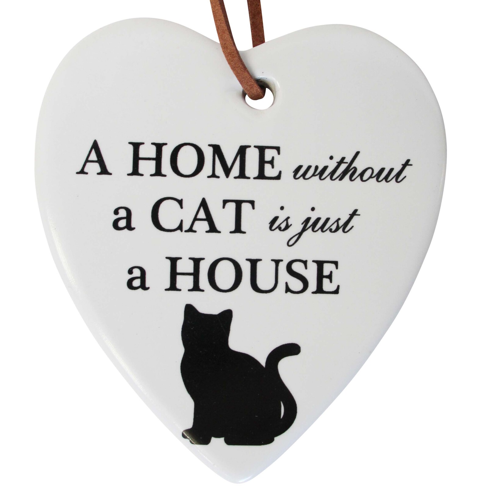 Hanging Heart Cat Home
