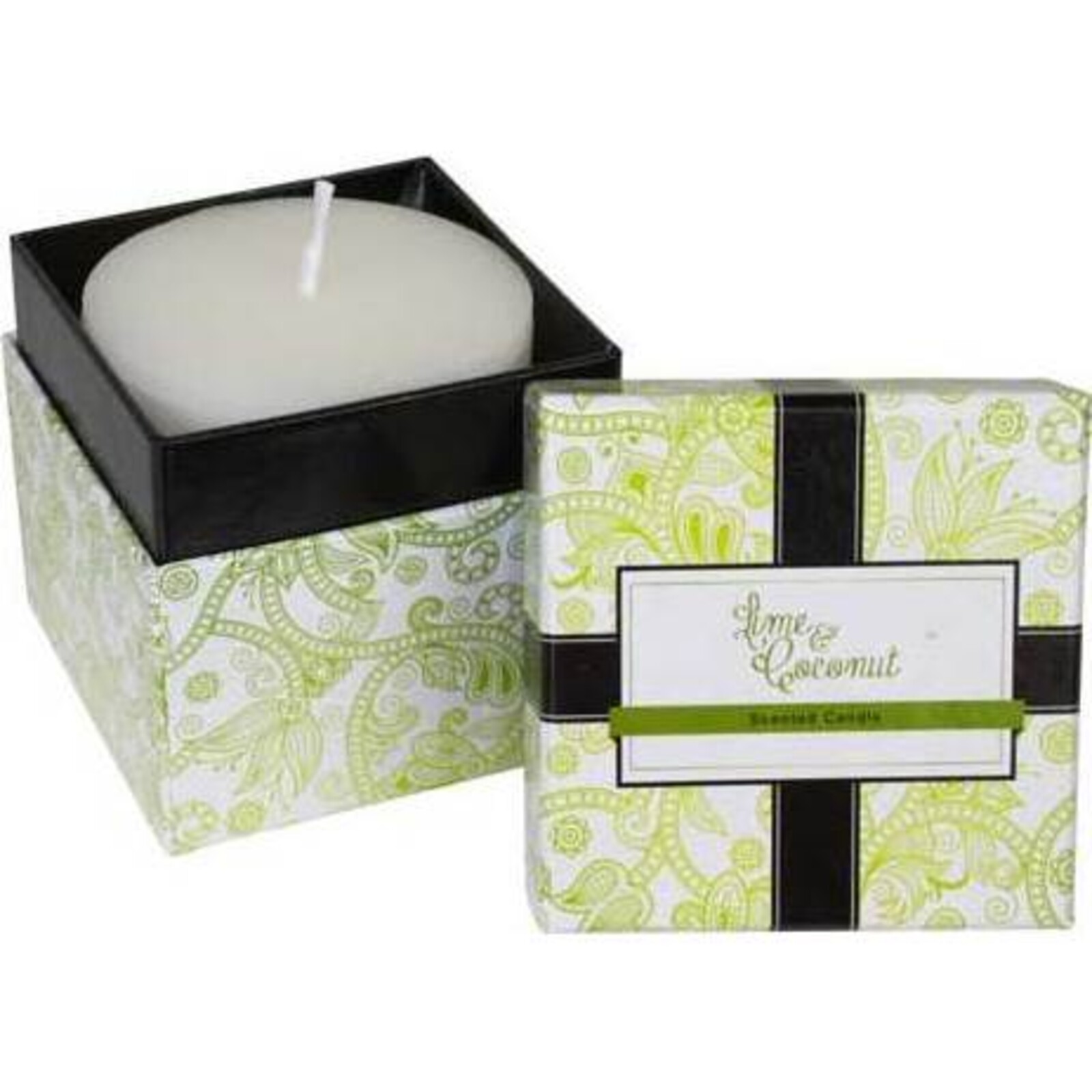 Lime and Coconut Boxed Candle - 7.5cm
