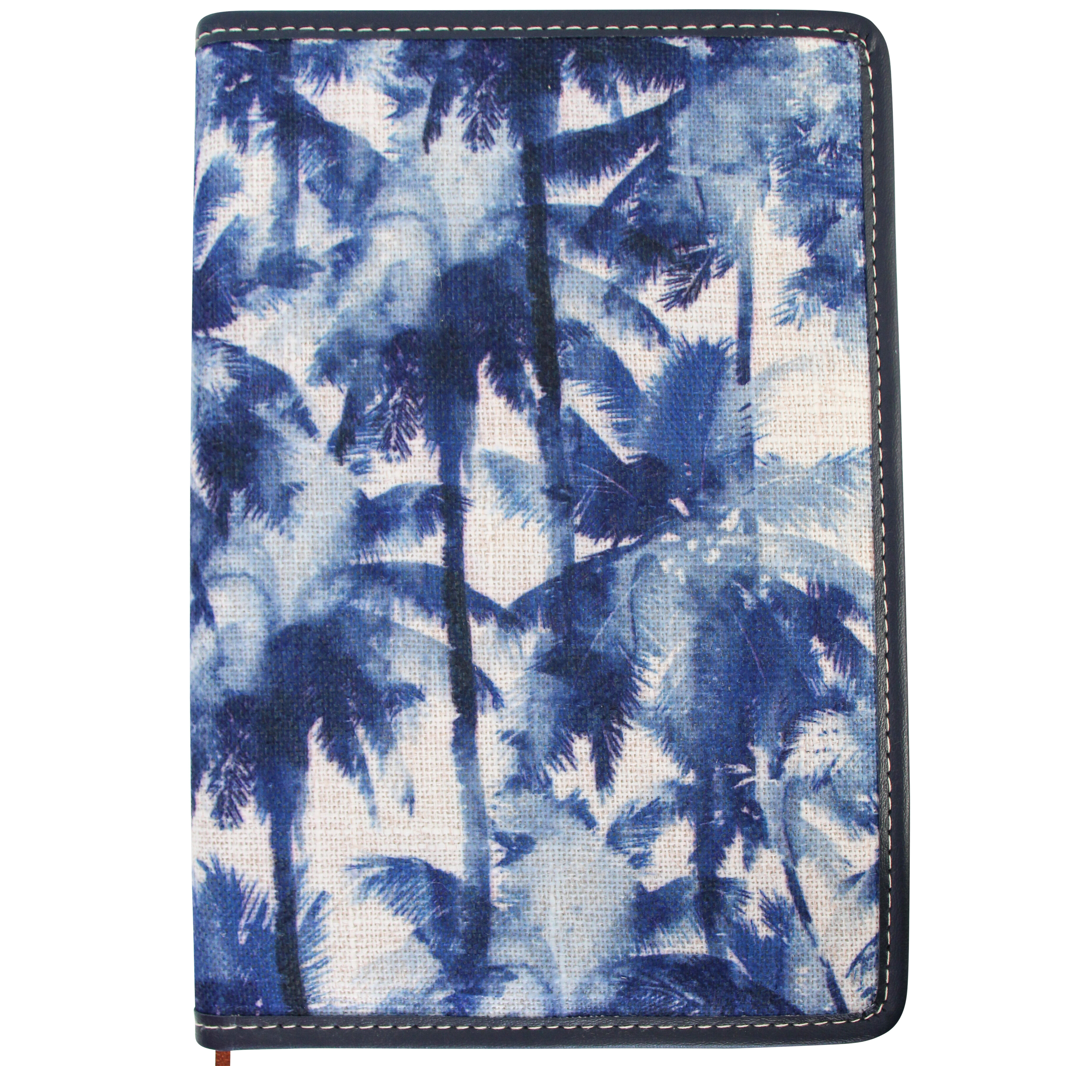 Notebook Sml Navy Palm