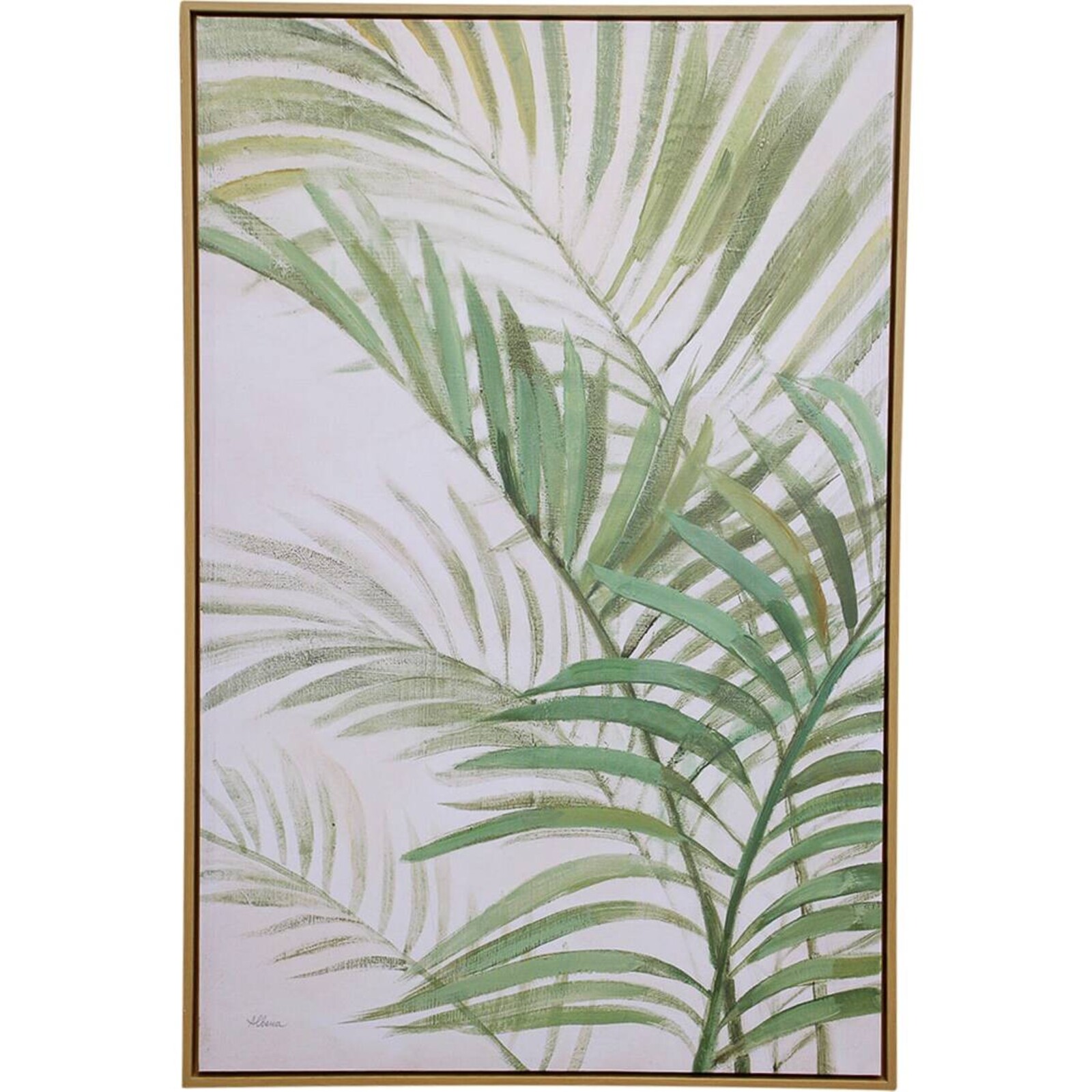 Framed canvas Island Palm 1