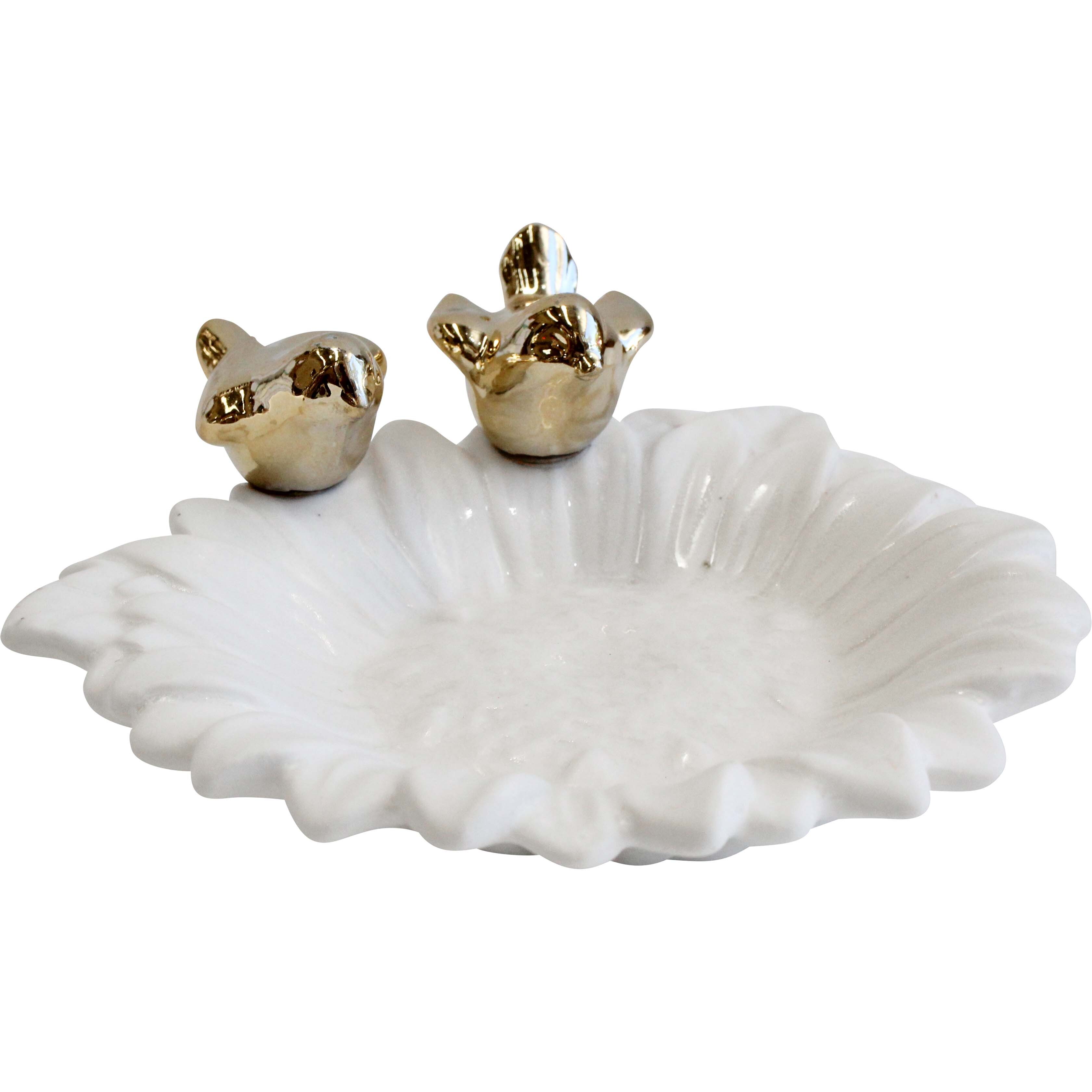 Sunflower Plate White