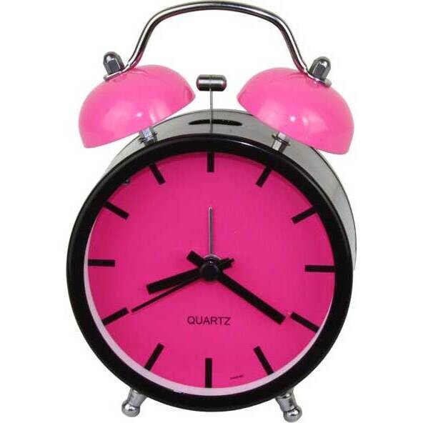 Clock Bold Pink Small