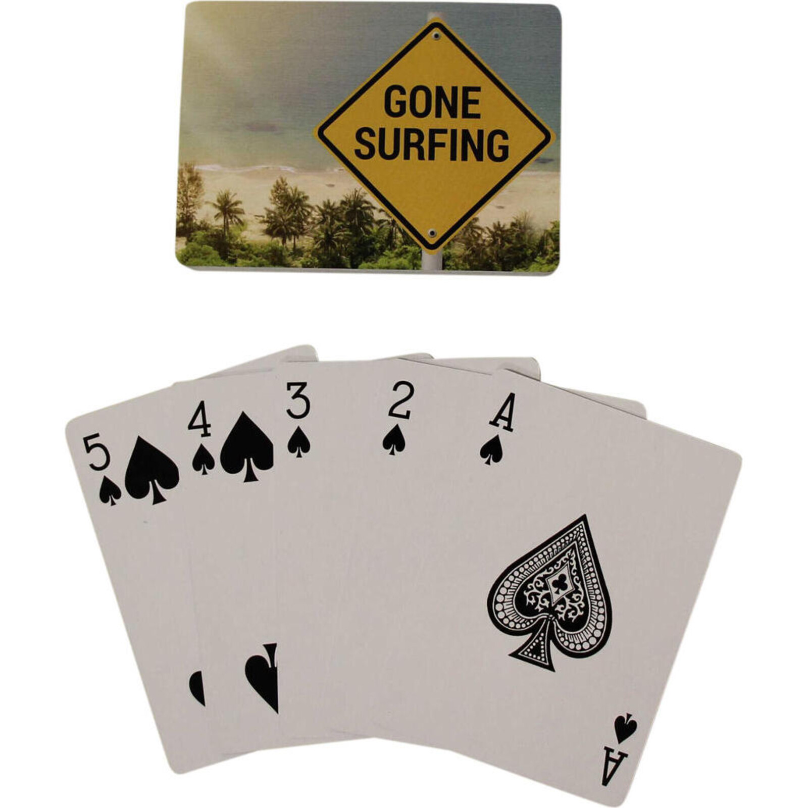 Playing Cards Gone Surfing