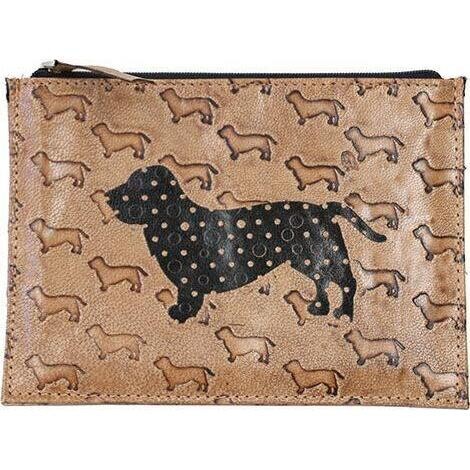 Leather Pouch Dott Dog