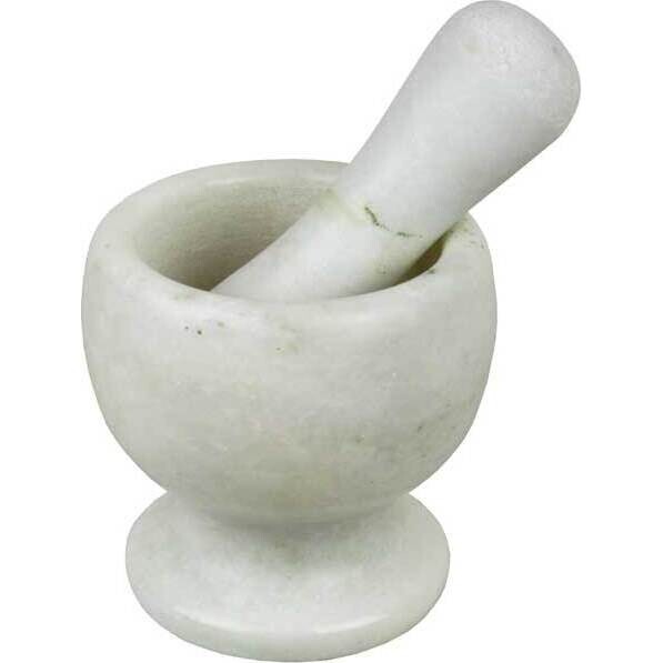 Mortar & Pestle White Tall