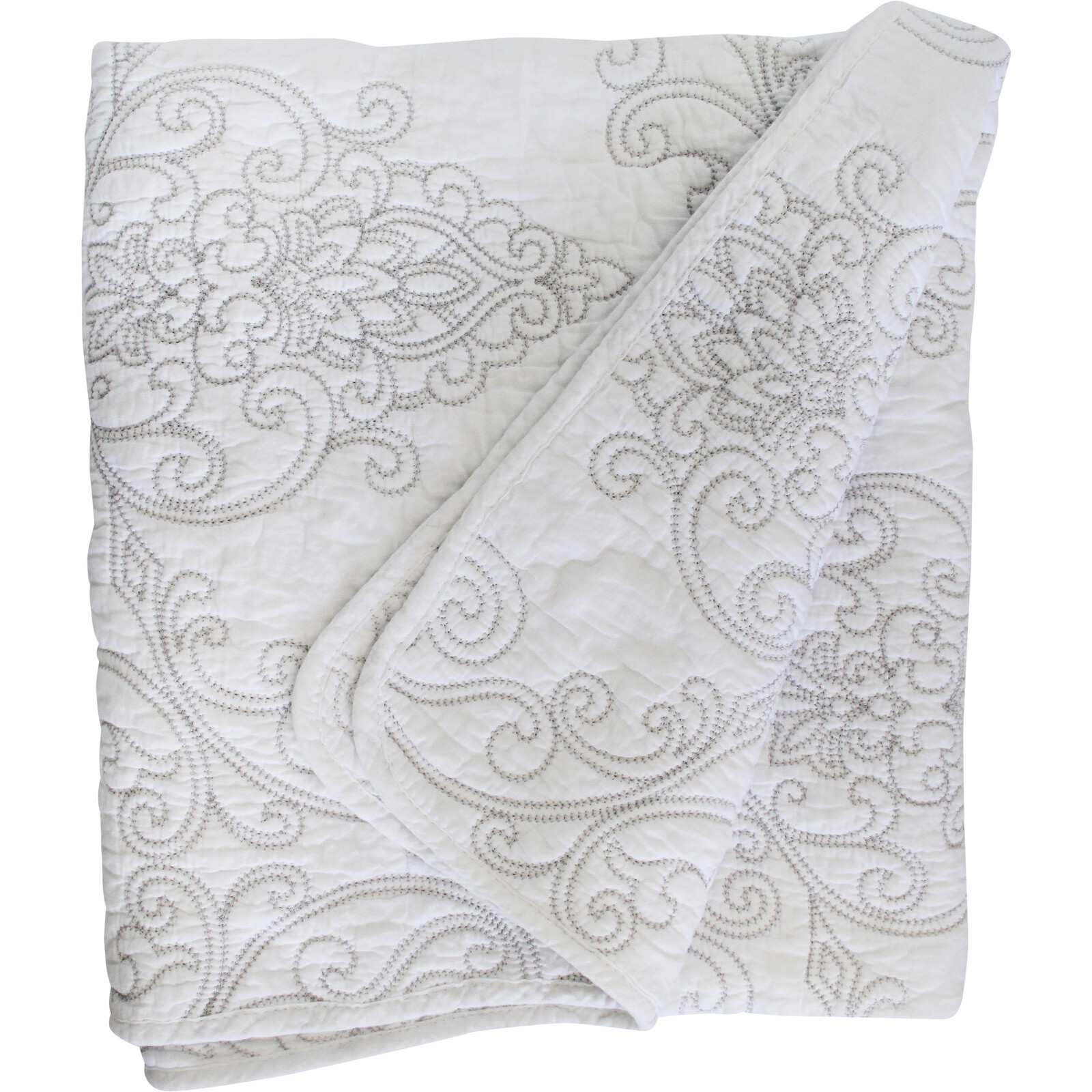 Quilted Throw/ Bedspread Willow