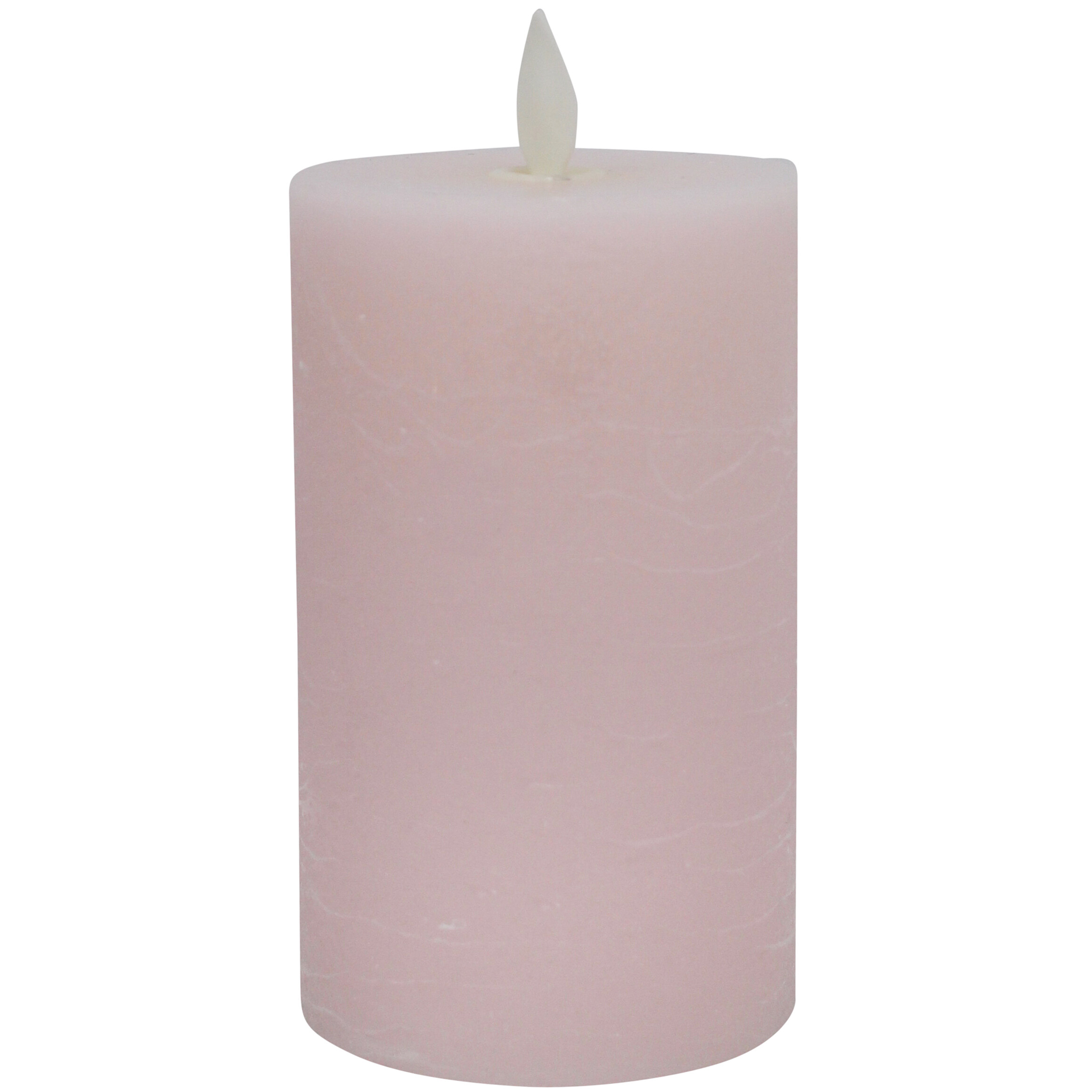 Flameless Candle Pink Med