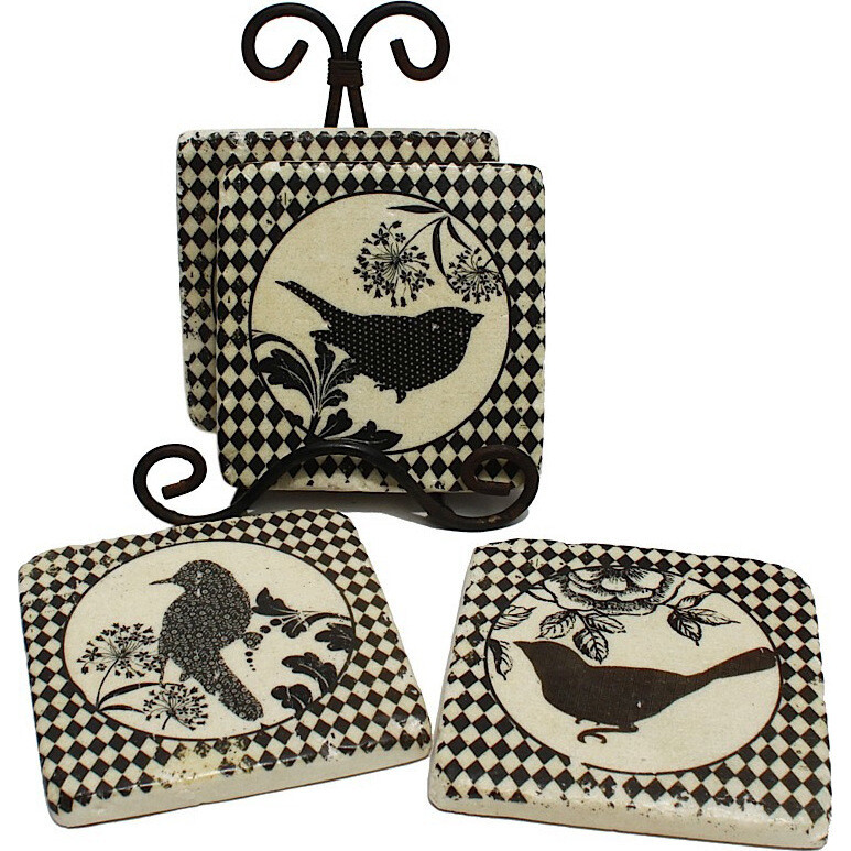 Coasters - BW Birds