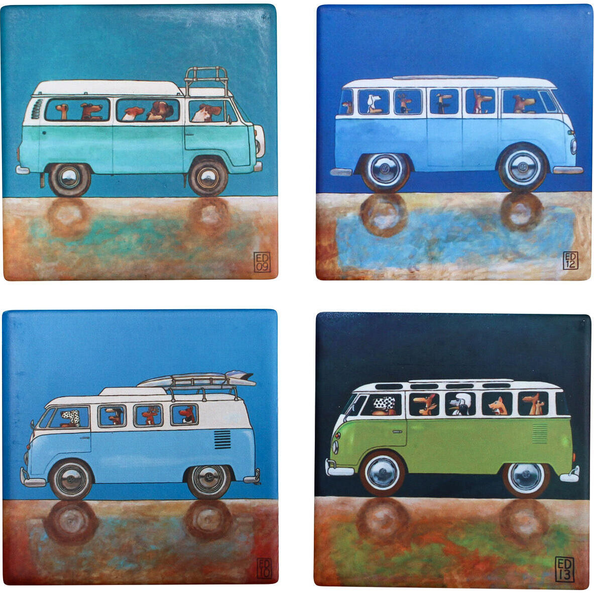 Coasters Combi's Asstd