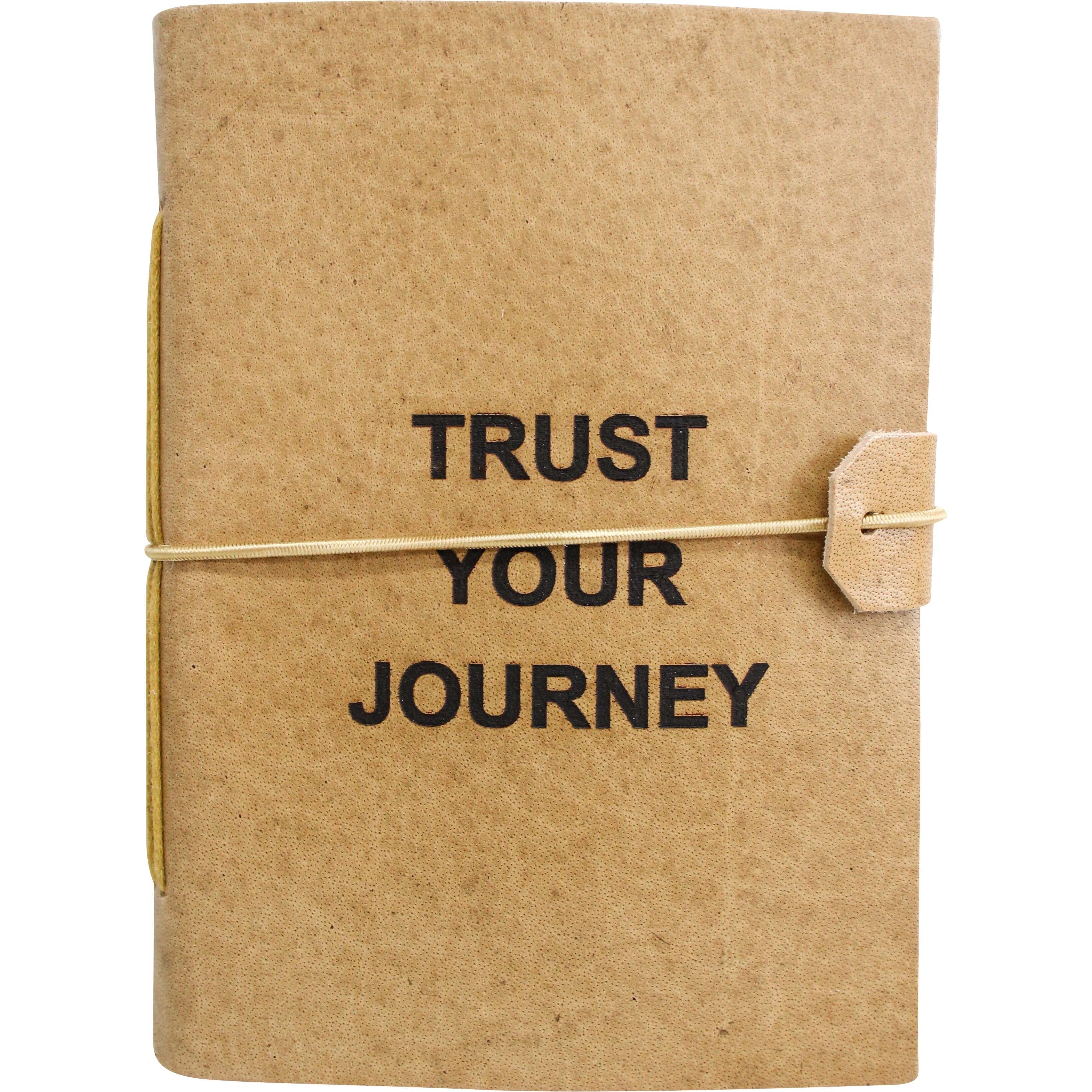 Leather N/Book Trust Your Journey