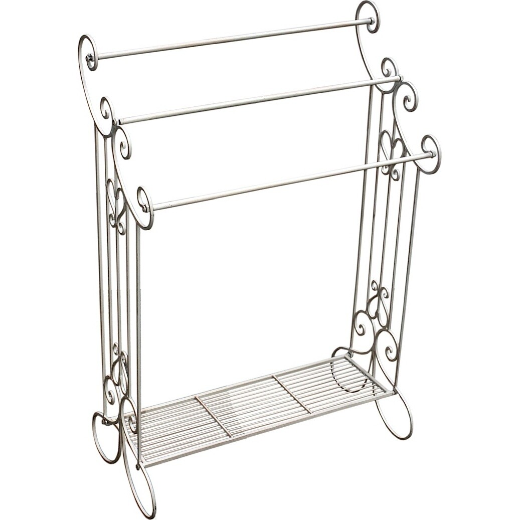 Towel Rack - Lys Triple - Cream