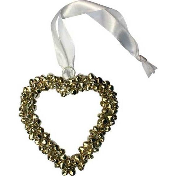 Hanging Heart Shiny Silver Sml