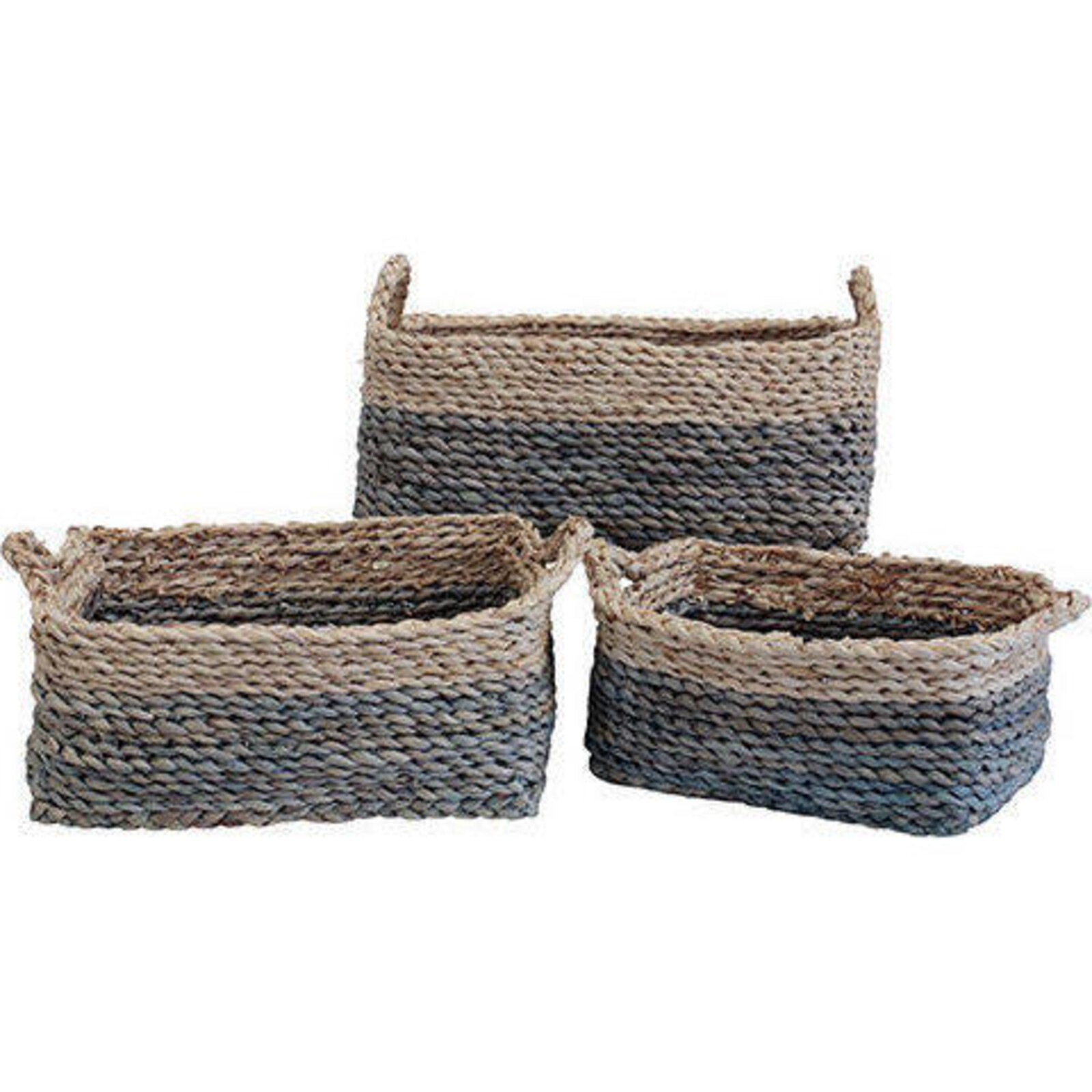 Flat Baskets Moonstone Set/3