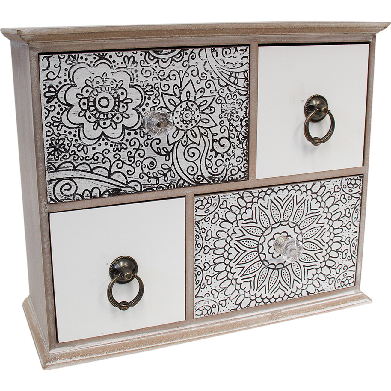 Jewellery Drawers Mandala Pattern