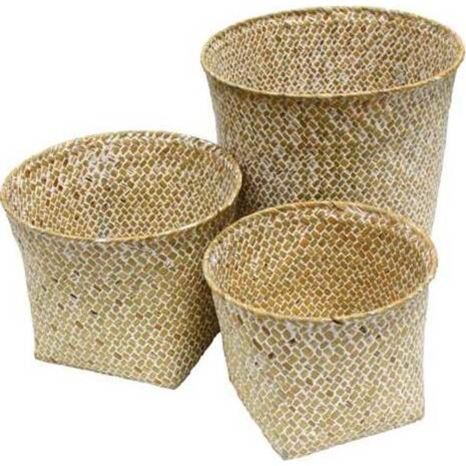 Woven Baskets Natural S/3