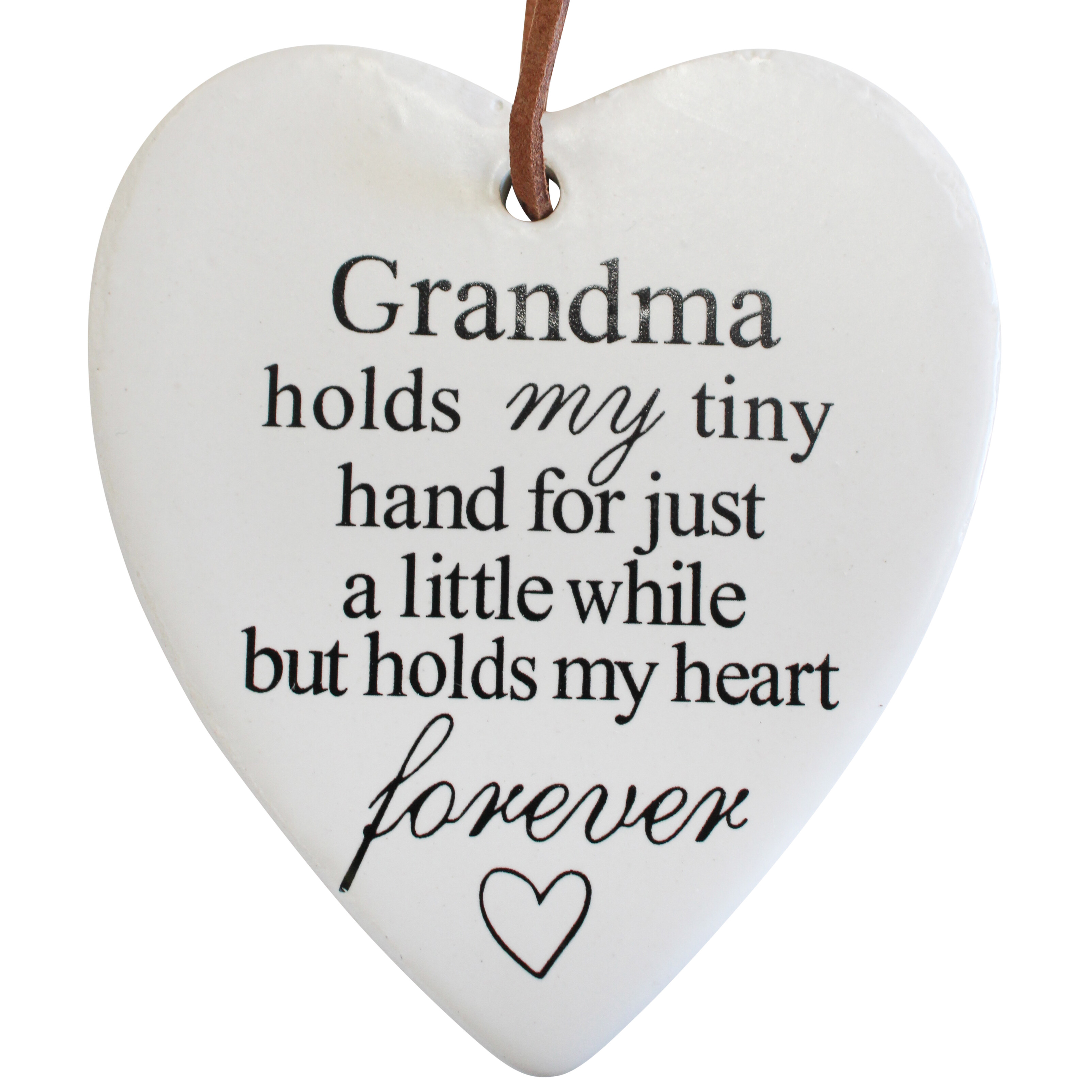 Hanging Heart Grandma Holds