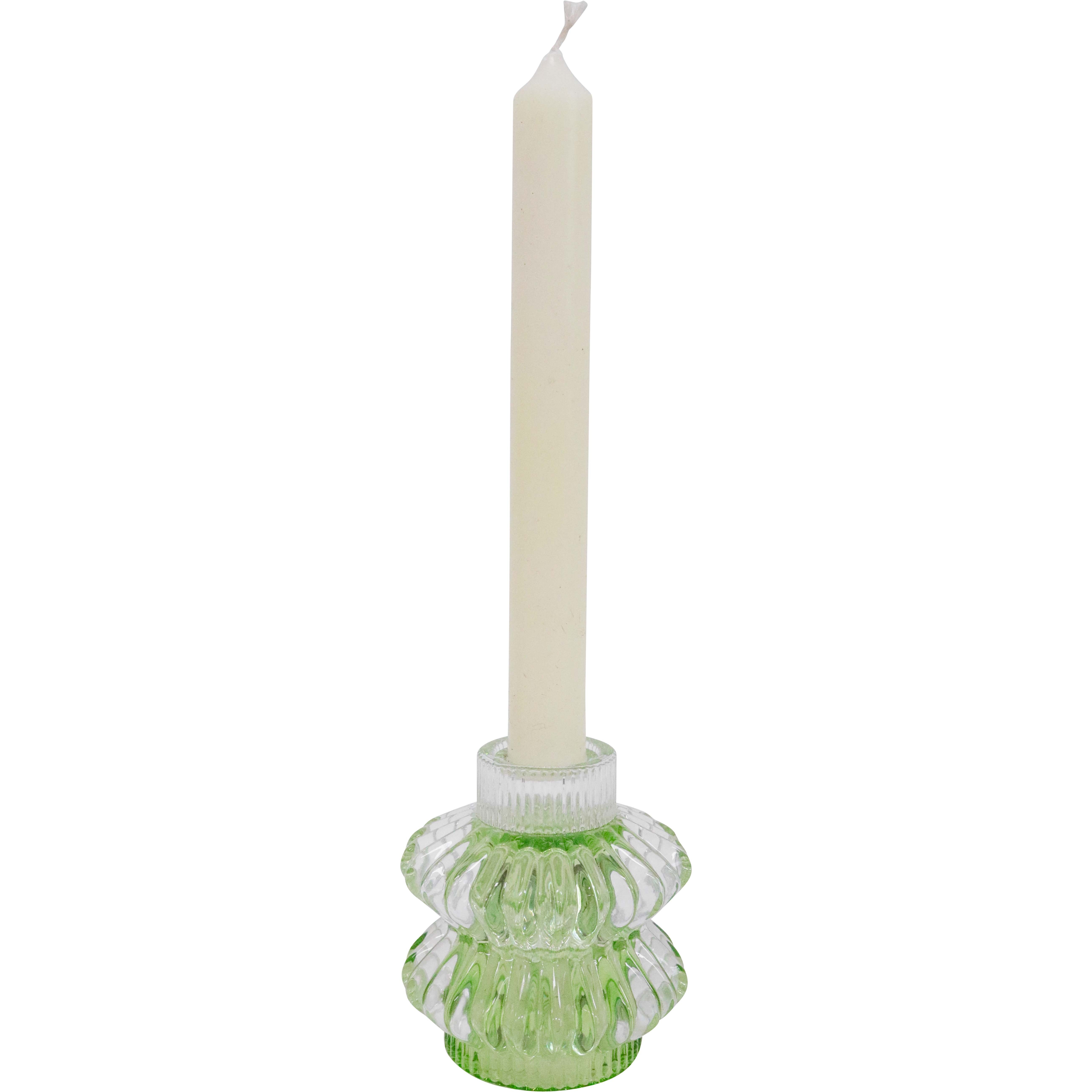 Reversible Candle Holder Green