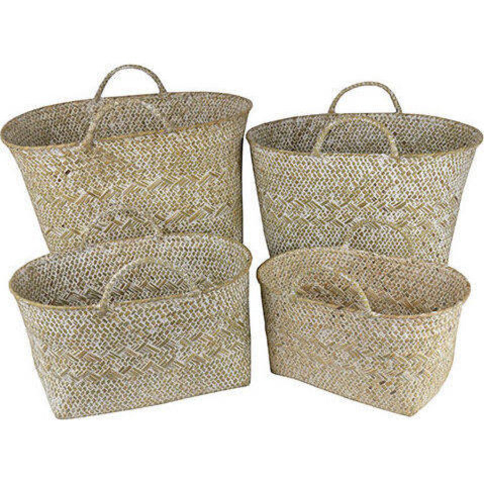 Woven Eve Basket N/wash S/4