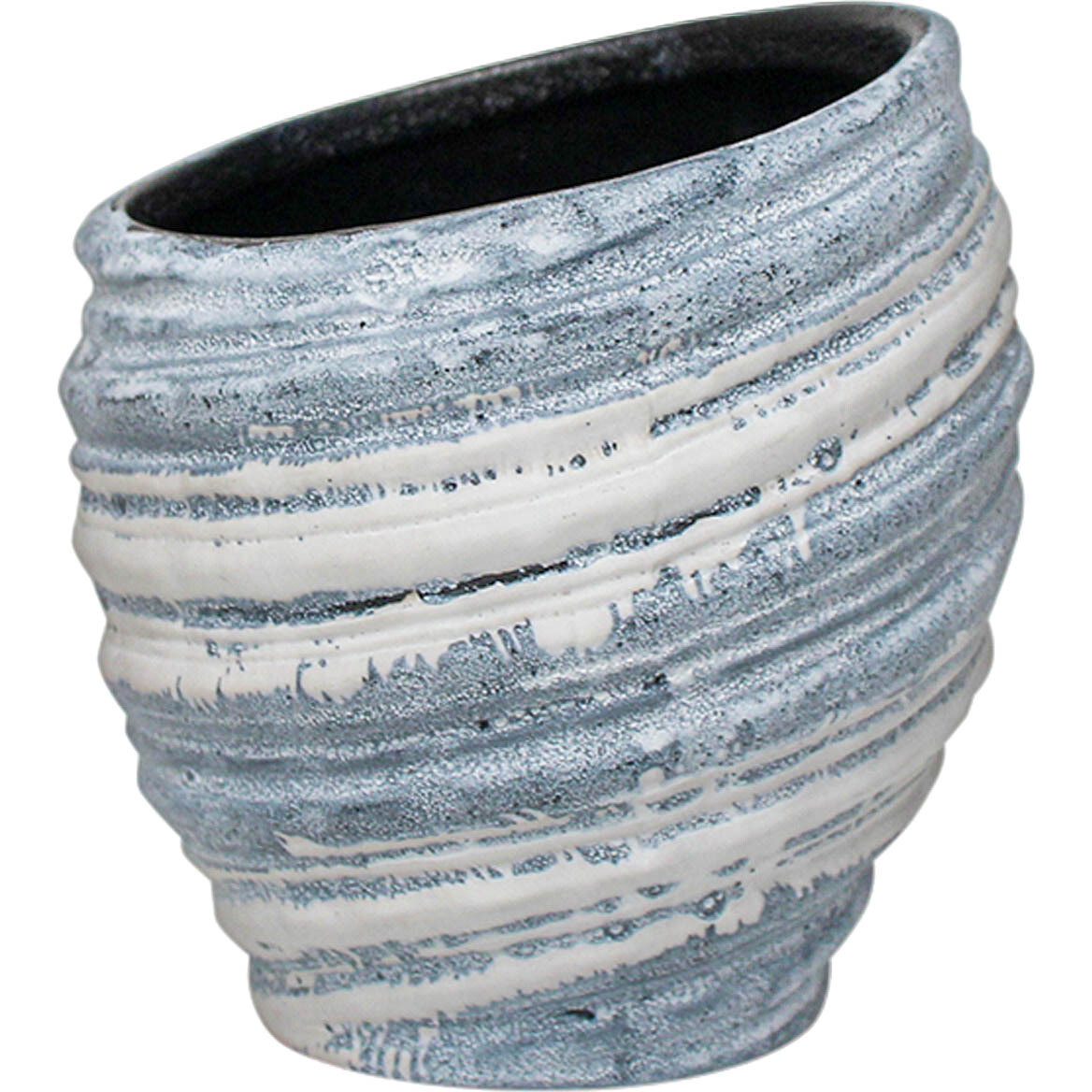 Planter Oyster Blue Med