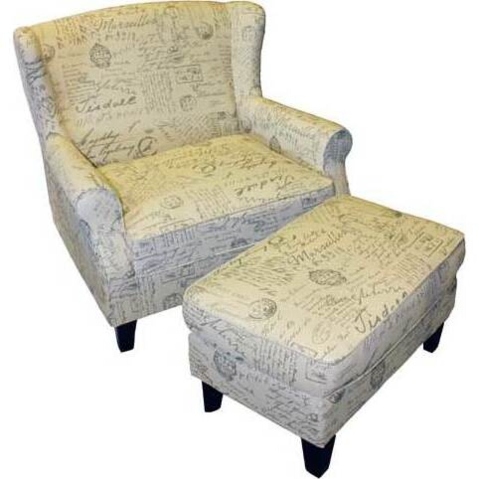 Chair - Oversize Cartas Plus Ottoman