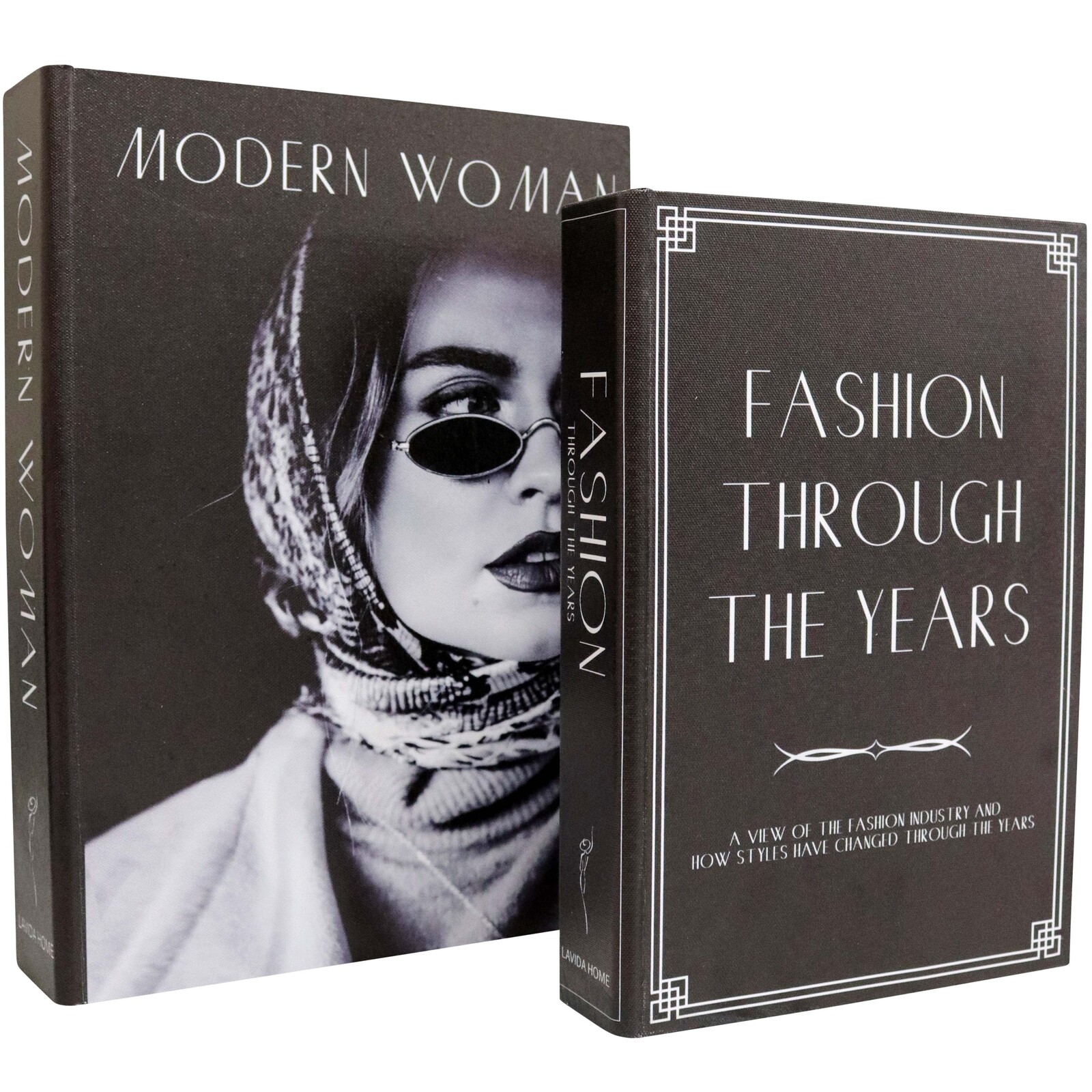 Book Box S/2 Lrg Modern Fashion