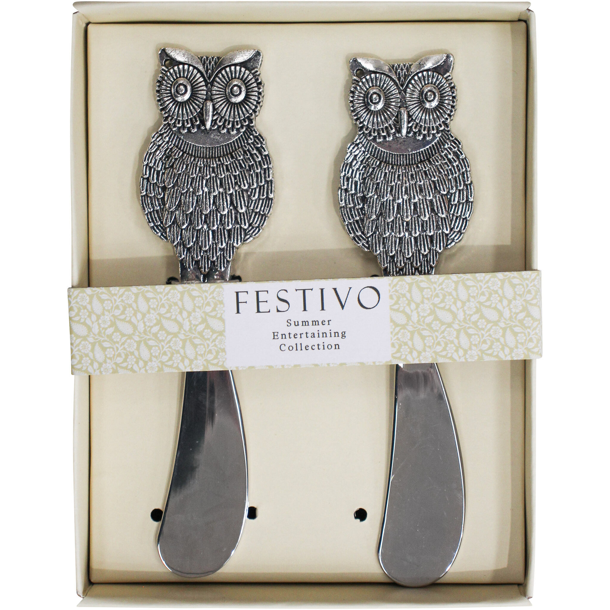 Spreaders S/2 Owl Silver