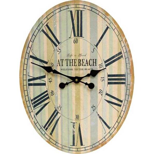 Clock - Beach Stripe