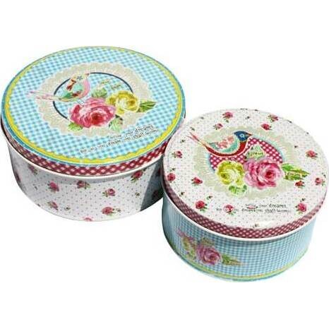 Round Tins - Modello Bird - set 2