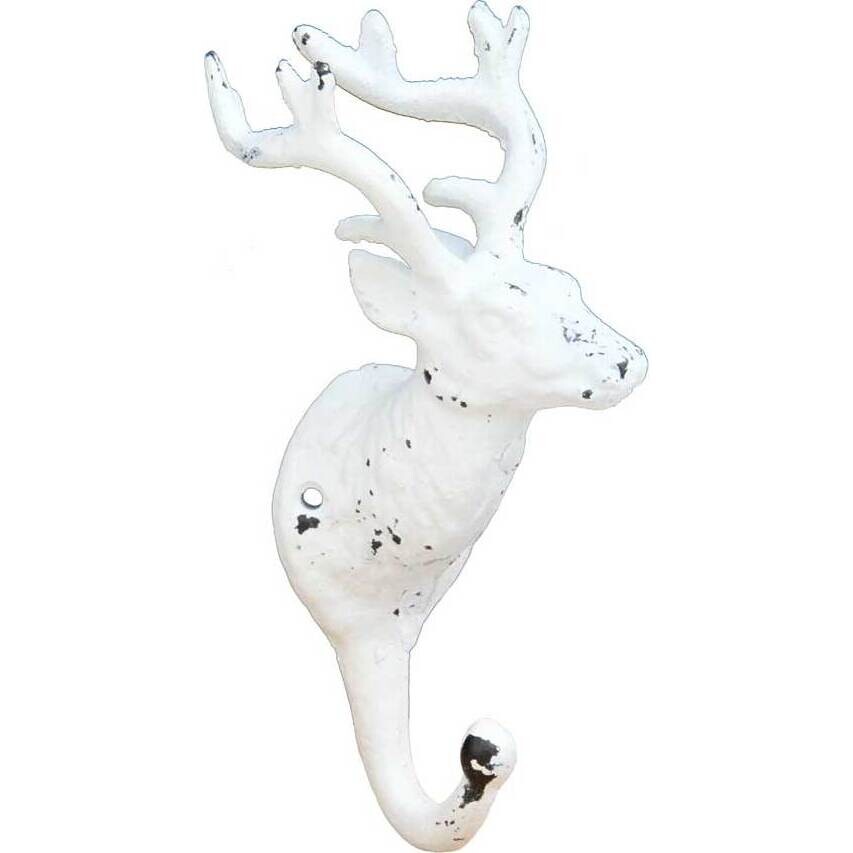 Hook Antler - Rustic White