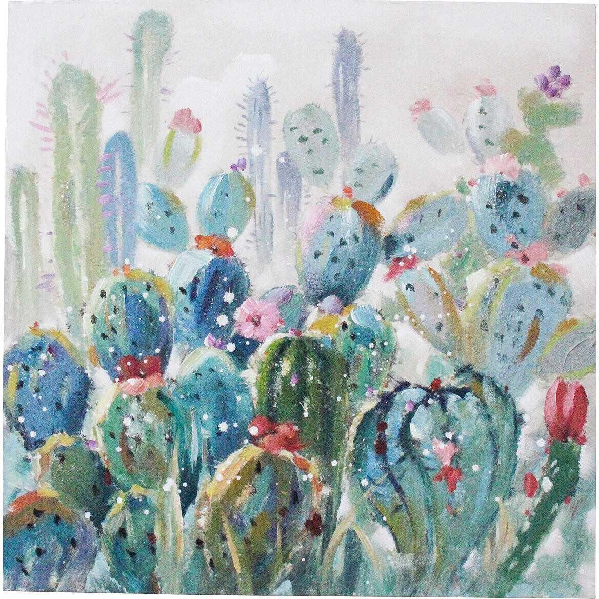 Wall art Cactus Colours