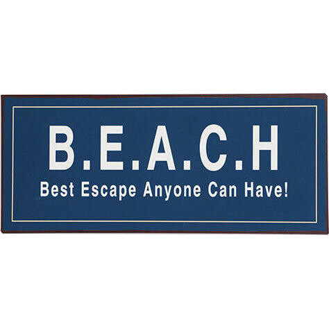 Tin Sign Beach