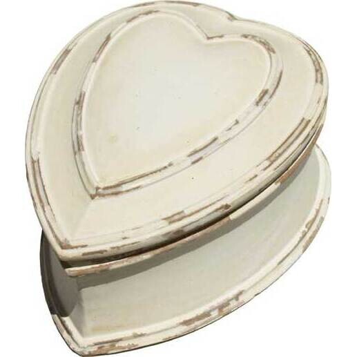 Heart Shaped Trinket Box - Large