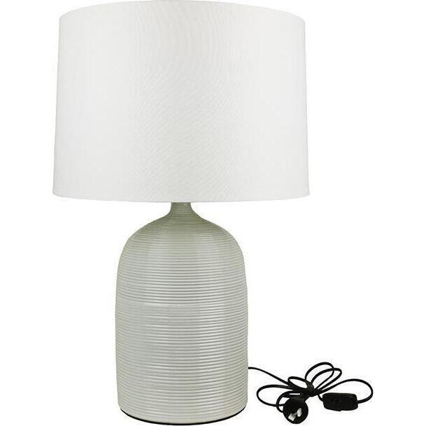 Lamp White Rib