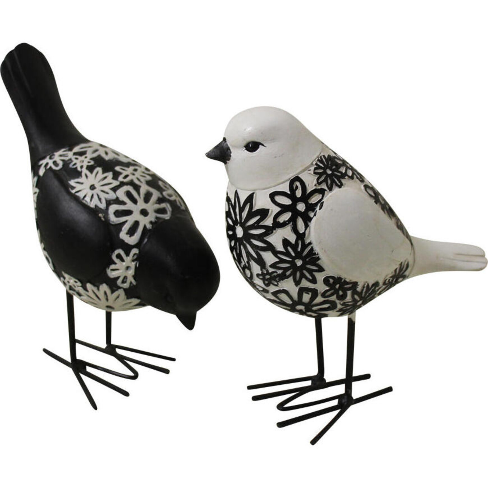 Birds Black/White S/2