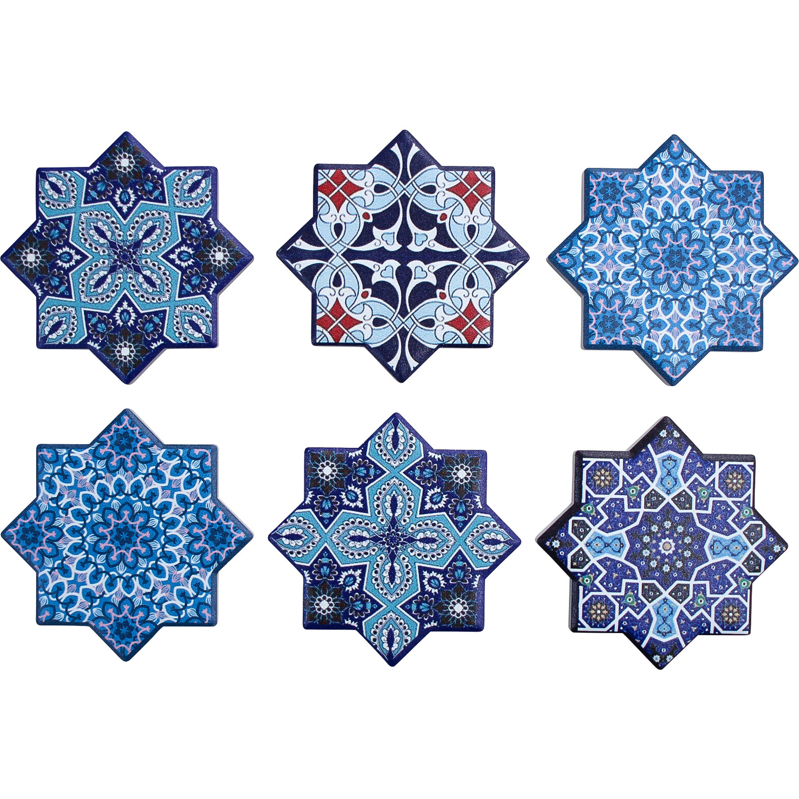 Magnets S/12 Moroccan Tiles