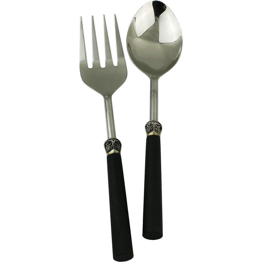 Salad Servers Flora Pressed