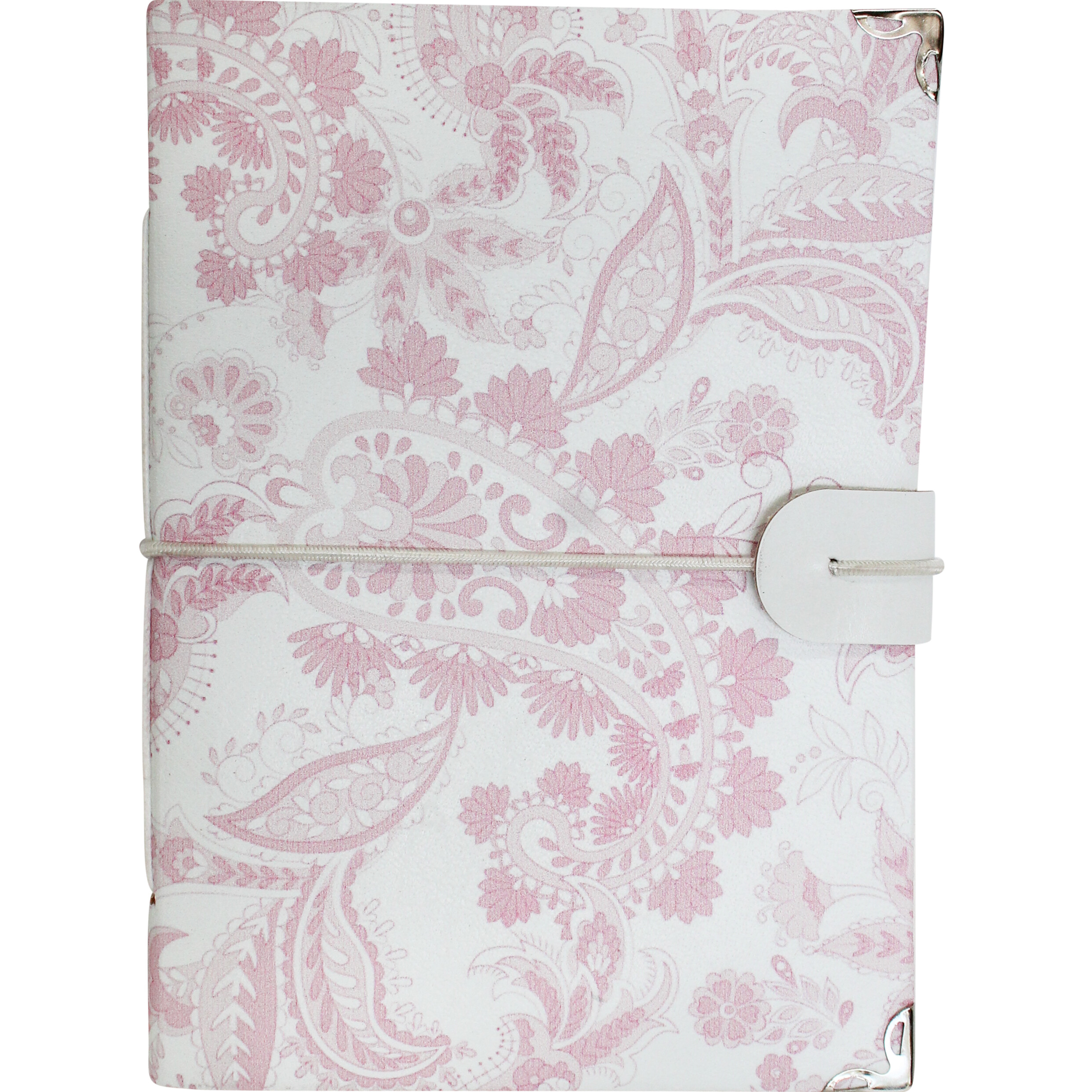 Leather N/Book Pink Paisley