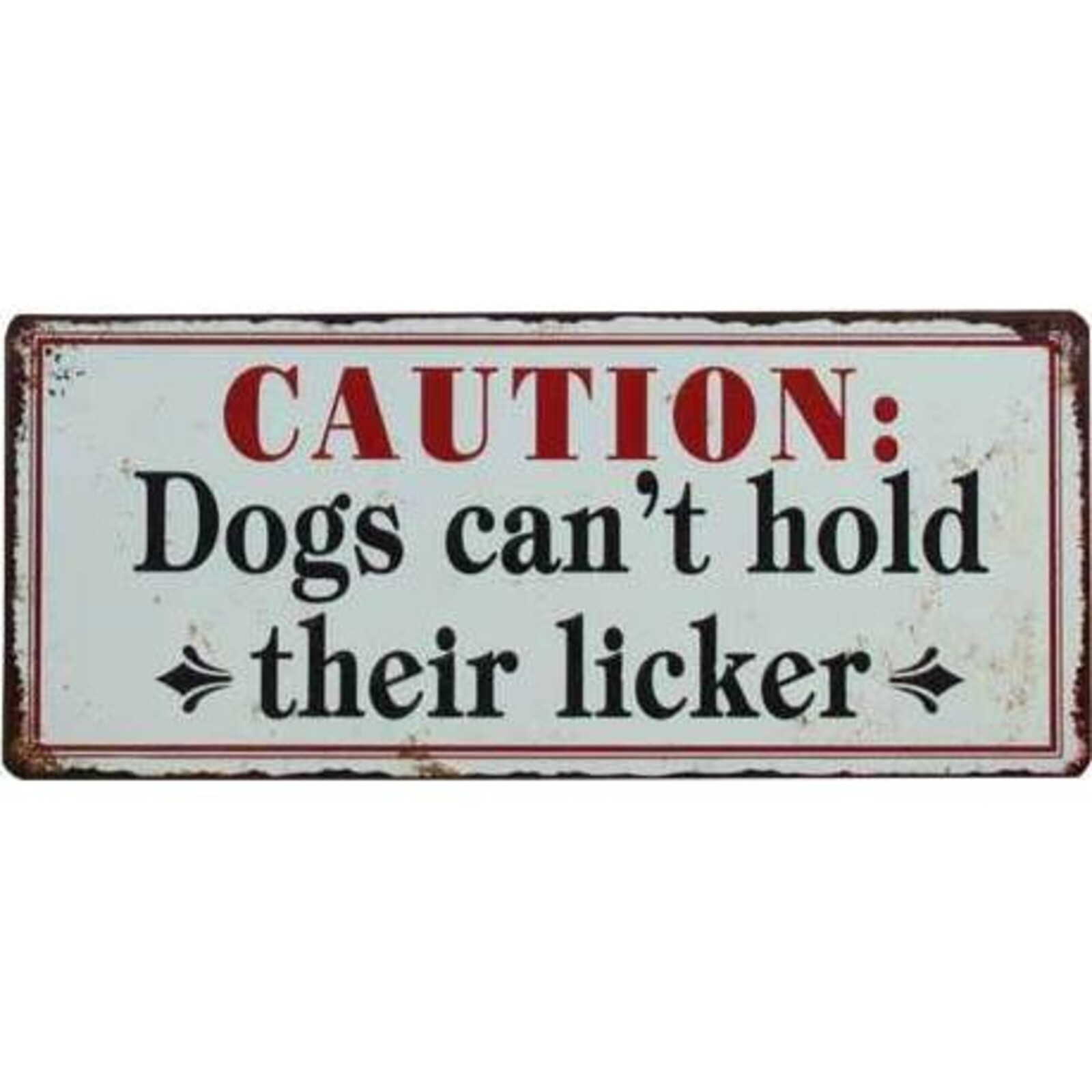 Sign Dogs Licker
