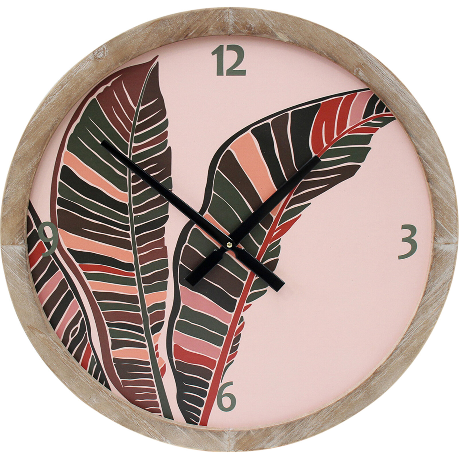 Clock Abstract Leaf 60cm